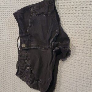Highway Distressed Jean Shorts Size 3/4